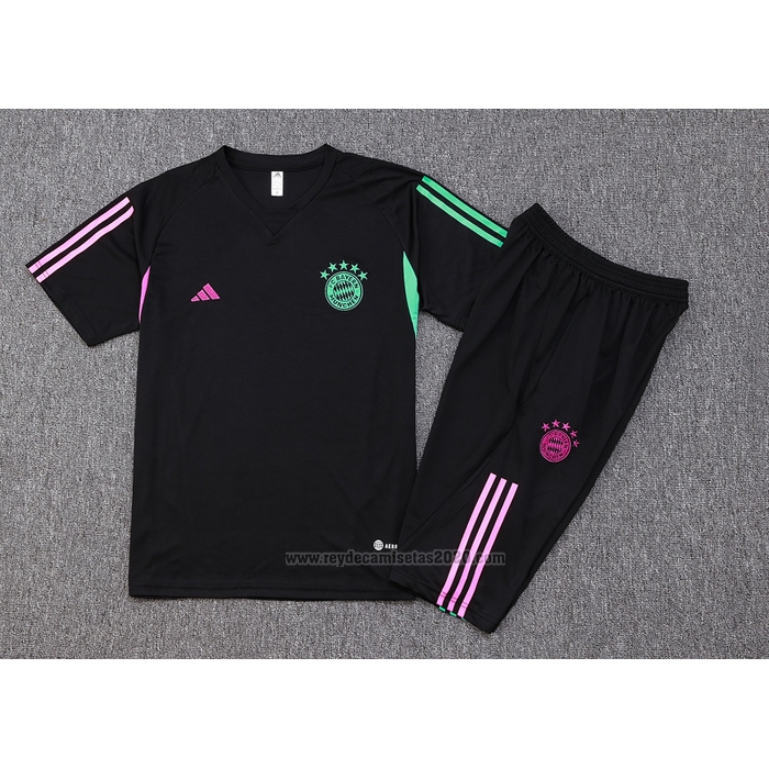 Chandal del Bayern Munich Manga Corta 2023-2024 Negro - Pantalon Corto